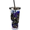 Spoontiques – Harry Potter Tumbler – Constellation Glitter Cup with Straw – 20 oz – Acrylic – Multicolored