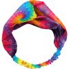 Spoontiques – Headband – Printed Fabric Hair Bands – Knotted Hair Band for Everyday Use – Harry Potter Crest, one size (20304)(Tie Dye)