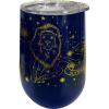 Spoontiques Harry Potter Stainless Steel Wine Tumbler, 16 Oz – Double Wall Insulated Drink Cup with Lid for Travel – Hogwarts(Constellations)