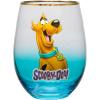 Spoontiques Harry Potter Stemless Wine Glass, 20oz – Lidless Drink Tumbler for Cold Beverages – Hogwarts Crest(Scooby Doo)