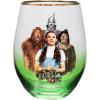 Spoontiques Harry Potter Stemless Wine Glass, 20oz – Lidless Drink Tumbler for Cold Beverages – Hogwarts Crest(Wizard of Oz)