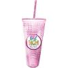 Spoontiques Holiday Diamond Tumbler, 20oz – Textured Cup w/Staw, Double Wall Insulated, BPA Free – A Christmas Story(Mom)