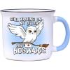 Spoontiques Peanuts Ceramic Camper Mug, 14oz – Microwave & Dishwasher Safe, for Cold & Hot Beverages – Group(Hedwig)