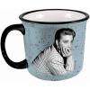 Spoontiques Peanuts Ceramic Camper Mug, 14oz – Microwave & Dishwasher Safe, for Cold & Hot Beverages – Group(Light Blue)