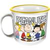 Spoontiques Peanuts Ceramic Camper Mug, 14oz – Microwave & Dishwasher Safe, for Cold & Hot Beverages – Group(Peanuts Group)