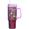Spoontiques Powerpuff Girls 40oz Acrylic Travel Mug – Double Wall Acrylic with Sliding Lock Travel Lid and Straw – 11″ Tall