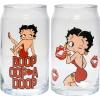 Spoontiques Wonder Woman Glass Set – 2 Unique Glasses Per Set in Colorful Decorative Gift Box – 16oz – 5 1/4″ Tall(Betty Boop)