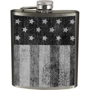 Spoontiques – Grunge Flask Hip Flask – Fun Gift for Whiskey, Rum, Vodka and Alcohol Lovers