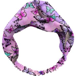 Spoontiques – Headband – Printed Fabric Hair Bands – Knotted Hair Band for Everyday Use – Harry Potter Crest, one size (20304)(Butterflies)