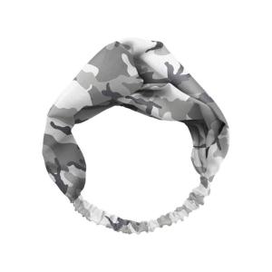 Spoontiques – Headband – Printed Fabric Hair Bands – Knotted Hair Band for Everyday Use – Harry Potter Crest, one size (20304)(Grey Camo)
