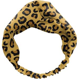 Spoontiques – Headband – Printed Fabric Hair Bands – Knotted Hair Band for Everyday Use – Harry Potter Crest, one size (20304)(Leopard)
