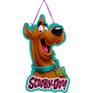 Spoontiques Door Décor Sign – Weatherproof PVC Signs for Indoor or Outdoor Use - Includes Decorative Ribbon for Hanging – Scooby Doo Door Sign