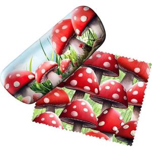 Spoontiques Elvis Red Eyeglass Case(Mushroom)