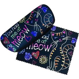 Spoontiques Elvis Red Eyeglass Case(You Had Me at Meow)