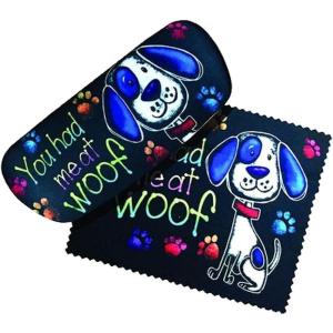 Spoontiques Elvis Red Eyeglass Case(You Had Me at Woof)