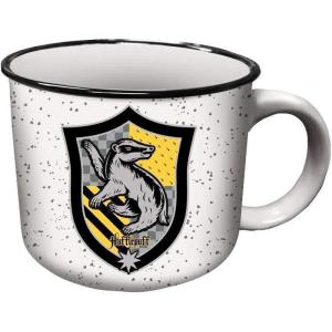 Spoontiques Harry Potter Ceramic Camper Mug, 14oz – Microwave & Dishwasher Safe, for Cold & Hot Beverages(Hufflepuff)