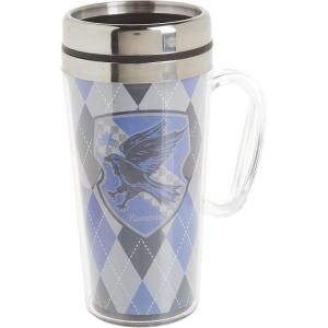 Spoontiques Insulated Travel Mug, 14oz – Double Wall Stainless & Acrylic Drink Cup with Twist Top Lid & Handle – Scooby Doo(Multicolor)