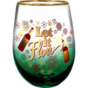 Spoontiques Let It Flow Stemless Glass