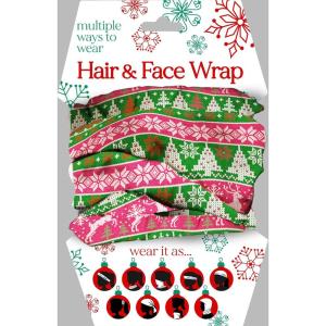 Spoontiques Music Hair Wrap – Multifunctional Bandanna, Headband, Hair Tie, Gaiter, and Scarf(Multicolor)