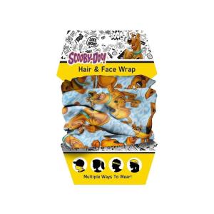 Spoontiques Music Hair Wrap – Multifunctional Bandanna, Headband, Hair Tie, Gaiter, and Scarf(Scooby Doo)