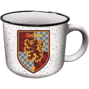 Spoontiques Peanuts Ceramic Camper Mug, 14oz – Microwave & Dishwasher Safe, for Cold & Hot Beverages – Group(Gryffindor)