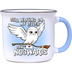 Spoontiques Peanuts Ceramic Camper Mug, 14oz – Microwave & Dishwasher Safe, for Cold & Hot Beverages – Group(Hedwig)