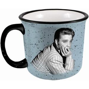 Spoontiques Peanuts Ceramic Camper Mug, 14oz – Microwave & Dishwasher Safe, for Cold & Hot Beverages – Group(Light Blue)