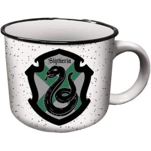 Spoontiques Peanuts Ceramic Camper Mug, 14oz – Microwave & Dishwasher Safe, for Cold & Hot Beverages – Group(Slytherin)