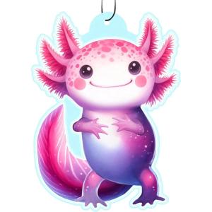 Spoontiques Unicorn Air Freshener (3pk) – Themed Car Interior Accessories & Essentials, Hanging Air Freshener for Cars & Trucks, Long-Lasting Fragrance (New Car Scent)(Axolotl)