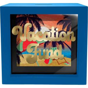 Spoontiques Wonder Woman Shadowbox Bank(Vacation Fund)