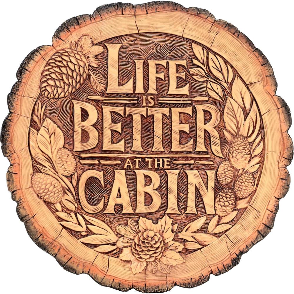 image:imageSpoontiques Garden Dcor Better at The Cabin Stepping Stone Decorative Stone for Garden