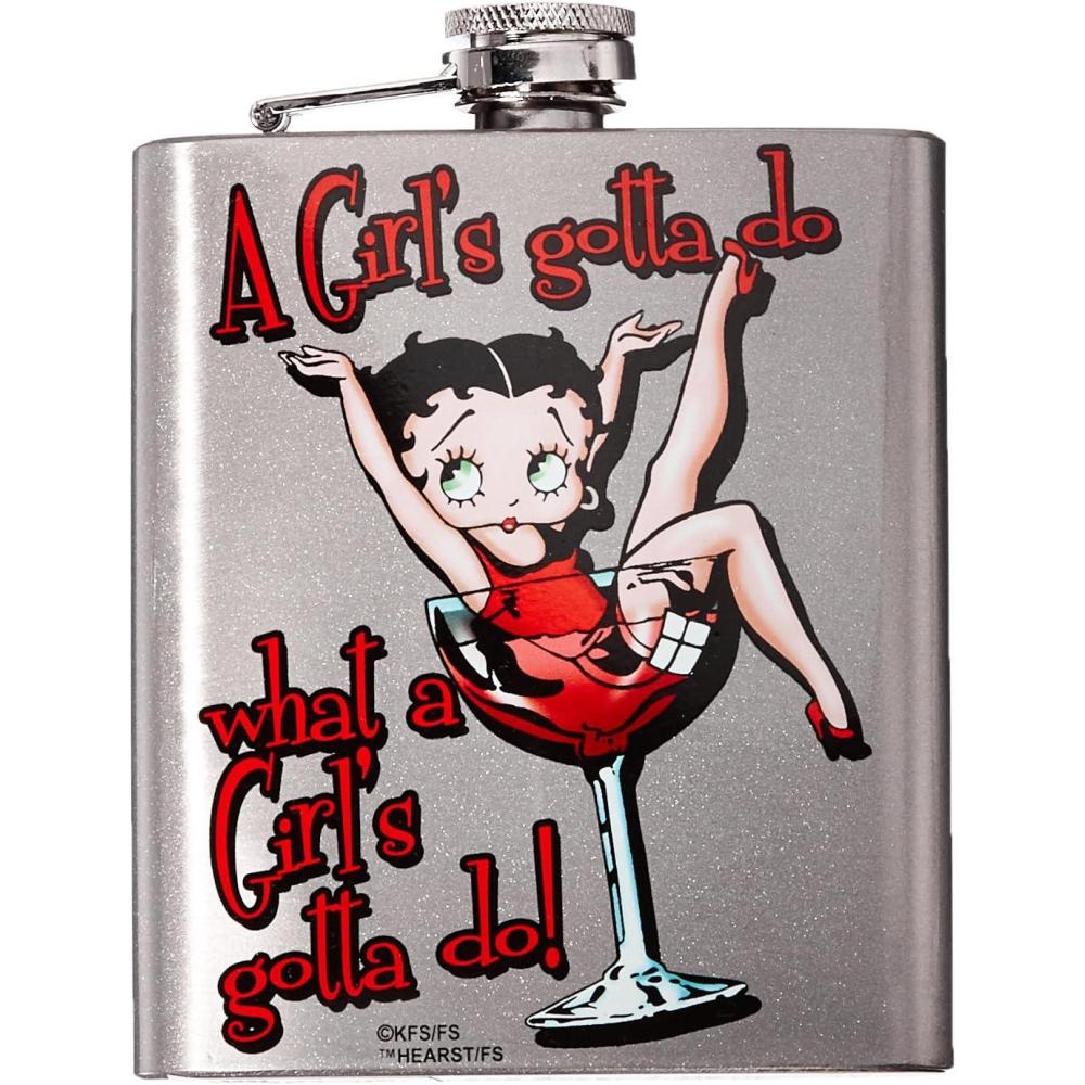 image:imageSpoontiques Betty Boop Hip Flask