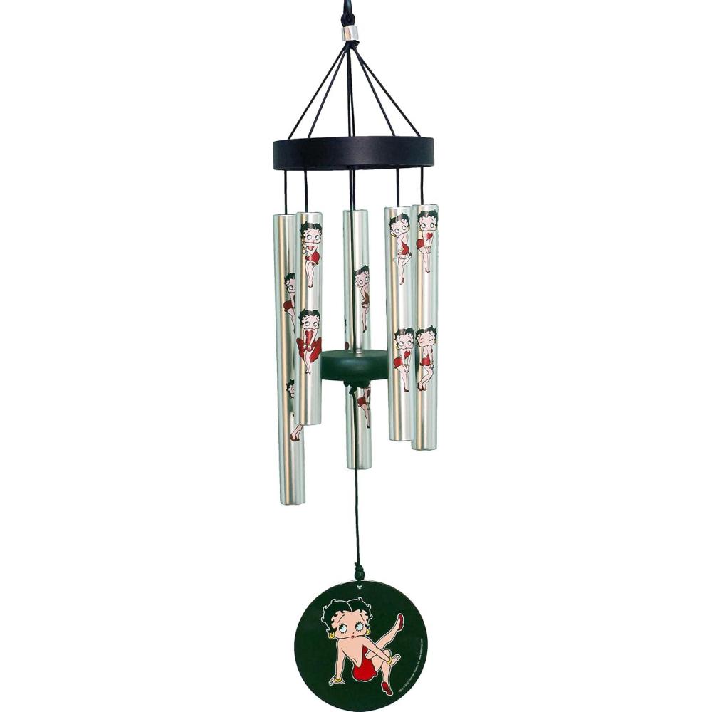 image:imageSpoontiques Betty Boop Small UV Wind Chime Outdoor Garden Dcor Decorative Chimes for Yard Garden Backyard and Patio Decoration