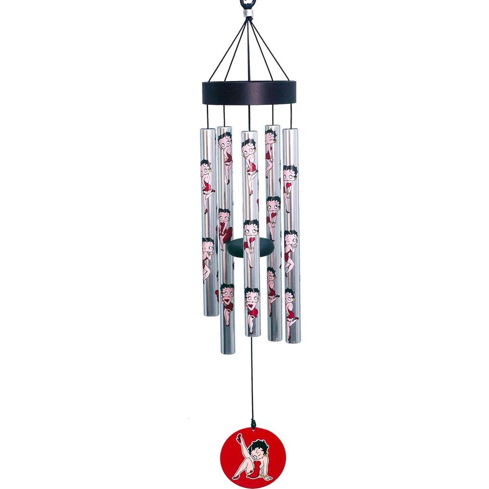 image:imageSpoontiques Betty Boop Wind Chime Outdoor Garden Dcor Decorative Chimes for Yard Garden Backyard and Patio Decoration