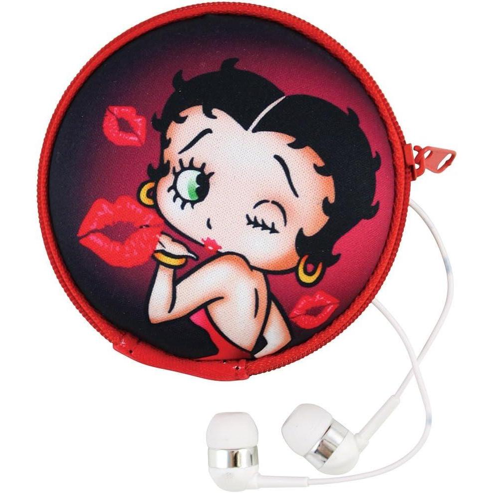 image:imageSpoontiques UniversalSmartphones Betty Boop Earbuds with Case