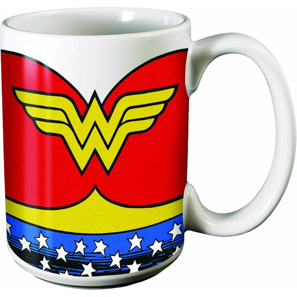 image:imageSpoontiques Witch Ceramic Coffee Mug 14 ounces Multicolor Model 19303Wonder Woman Logo