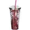Spoontiques – Glitter Filled Acrylic Tumbler – Glitter Cup with Straw – 20 oz - Stainless Steel Locking Lid with Straw – Double Wall Insulated – BPA Free – Betty Boop