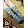 Spoontiques Fun Crew Socks, One Size Fits Most(Gray)