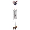 Spoontiques Moose Wind Chime – Outdoor Garden Décor – Decorative Chimes for Yard, Garden, Backyard and Patio Decoration