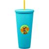 Spoontiques Studded Tumbler, 32oz – Insulated Double Wall Acrylic Travel Cup Spill Proof Lid – for Hot & Cold Beverages – Elvis(Scooby Doo)