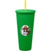 Spoontiques Studded Tumbler, 32oz – Insulated Double Wall Acrylic Travel Cup Spill Proof Lid – for Hot & Cold Beverages – Elvis(Wizard Of Oz)