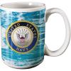 Spoontiques Witch Ceramic Coffee Mug, 14 ounces, Multicolor (Model: 19303)(Navy)