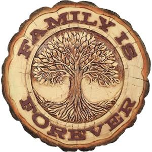 Spoontiques – Garden Décor – Family is Forever Stepping Stone – Decorative Stone for Garden