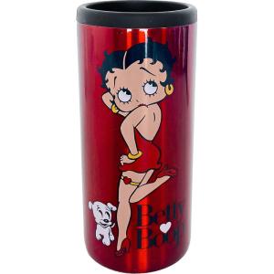 Spoontiques Betty Boop Stainless Steel Can Cooler – Double Walled Beverage Insulator – Keeps Drinks Colder Longer(Betty Boop)