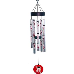 Spoontiques Betty Boop Wind Chime – Outdoor Garden Décor – Decorative Chimes for Yard, Garden, Backyard and Patio Decoration