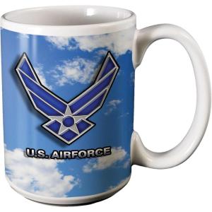 Spoontiques Witch Ceramic Coffee Mug, 14 ounces, Multicolor (Model: 19303)(Air Force)