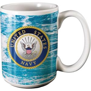 Spoontiques Witch Ceramic Coffee Mug, 14 ounces, Multicolor (Model: 19303)(Navy)