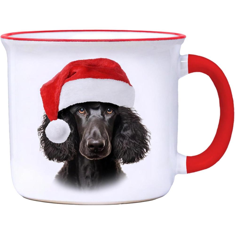 image:imageSpoontiques Beagle Christmas Ceramic Camper Mug 14oz Microwave amp Dishwasher Safe for Cold amp Hot BeveragesPug Christmas