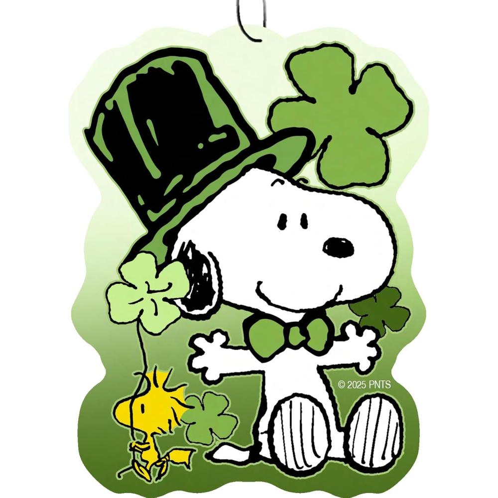 image:imageSpoontiques Peanuts Air FreshenerPeanuts St Patricks Day
