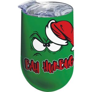 Spoontiques Bah Humbug Stainless Wine Tumbler